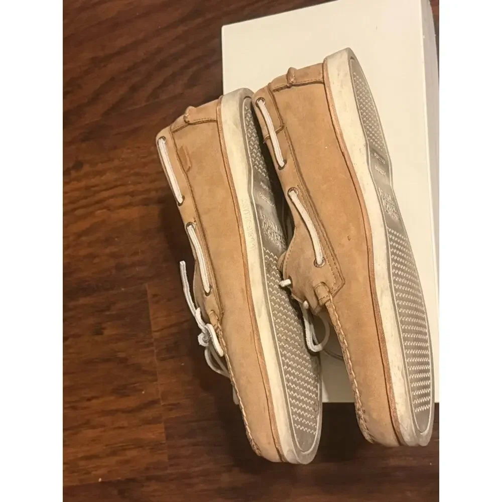 Sebago Men's Light Brown Suede Boat Shoes size 11.5